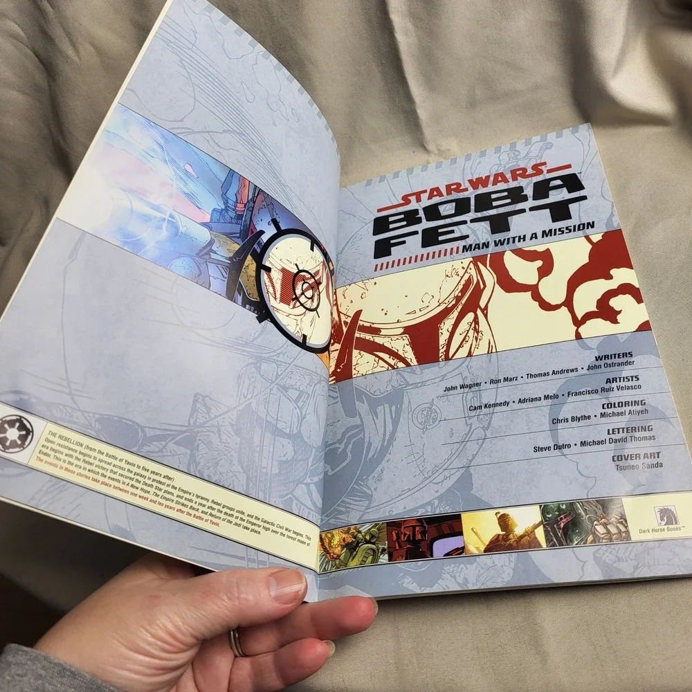 Star Wars Boba Fett Man With a Mission Dark Horse Graphic Novel‎ TPB Comic